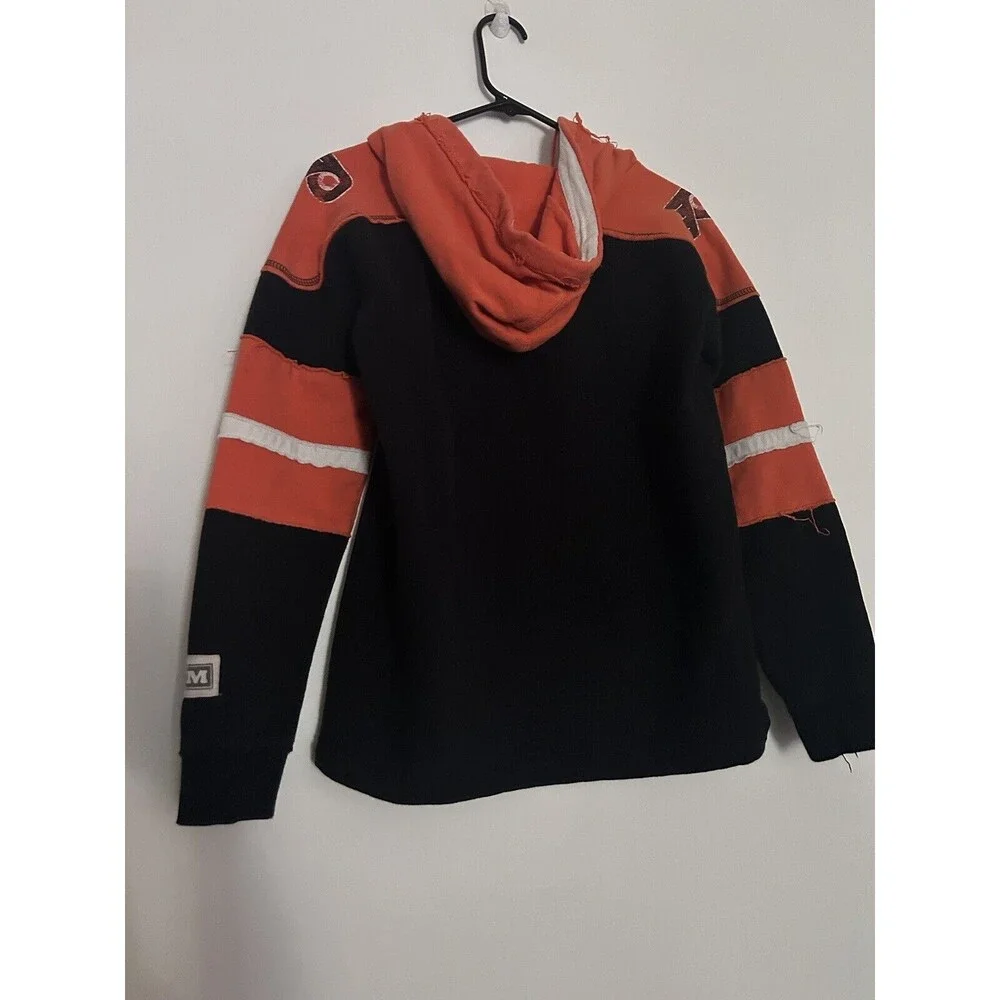 Vintage Distressed Philadelphia Flyers CCM Reebok Hooded Sweatshirt Youth MEDIUM